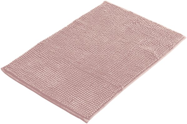 BISK Erga Basic, fürdőszoba szőnyeg 60x40 cm, modell 6 Chenille Rolled, világos rózsaszín, ERG-08150