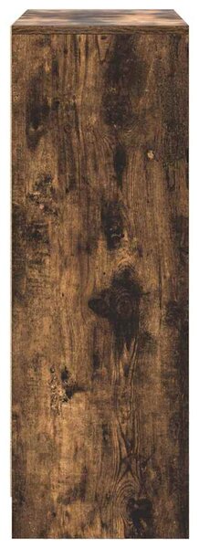 Füstölt tölgy komód fiókokkal és ajtókkal 73x31x90 cm