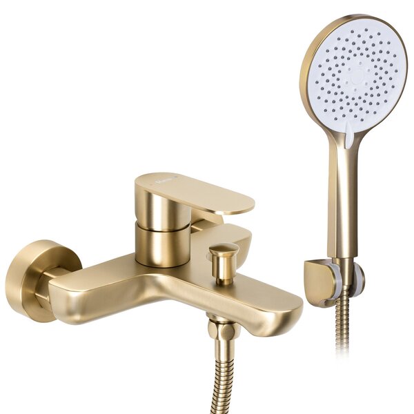 Fürdőkád csaptelep Logan Brush Gold
