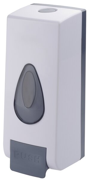 BISK Erga M1, folyékony szappan adagoló 600ml, fehér-szürke, ERG-08074