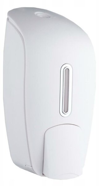 BISK Erga F1, szappanadagoló 1000ml, 12x10,4x24 cm, fehér, ERG-04589