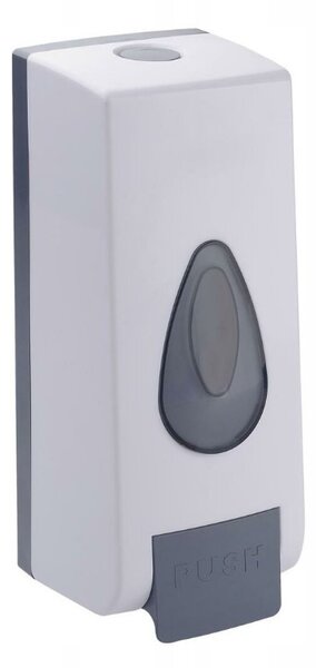 BISK Erga M1, folyékony szappan adagoló 600ml, fehér-szürke, ERG-08074