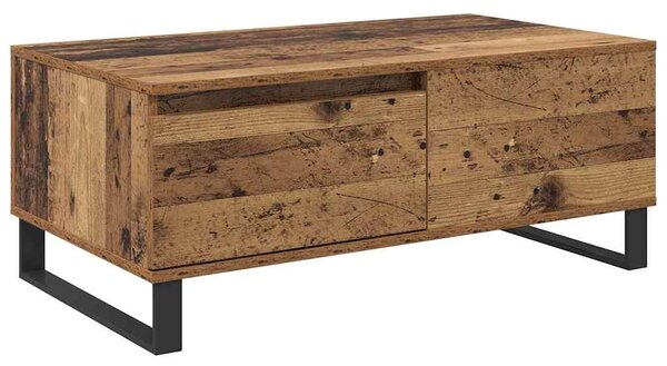 Dohányzóasztal fiókkal Öreg fa 90 x 50 x 36,5 cm Faanyag