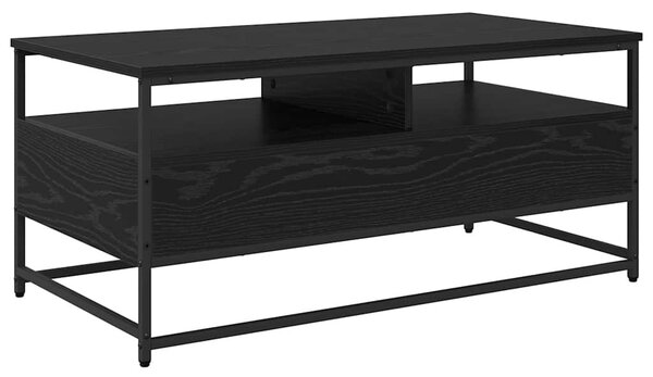 Dohányzóasztal fiókkal Musta tammi 100 x 51 x 45 cm Faanyag