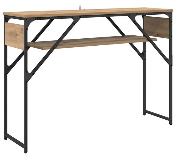 Konzolasztal Artisan tölgy 105x30x75cm Faanyag