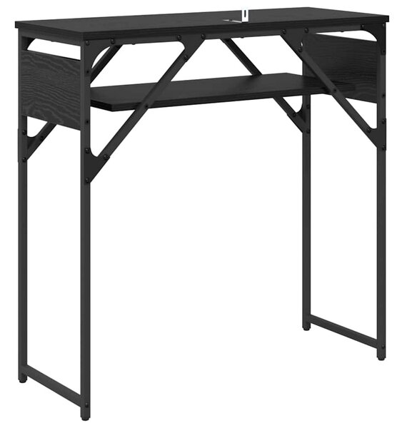 Konzolasztal Musta tammi 75x30x75cm Faanyag