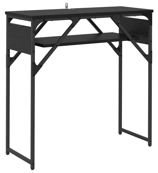 Konzolasztal Musta tammi 75x30x75cm Faanyag