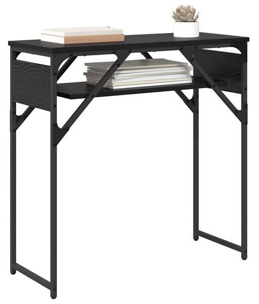 Konzolasztal Musta tammi 75x30x75cm Faanyag