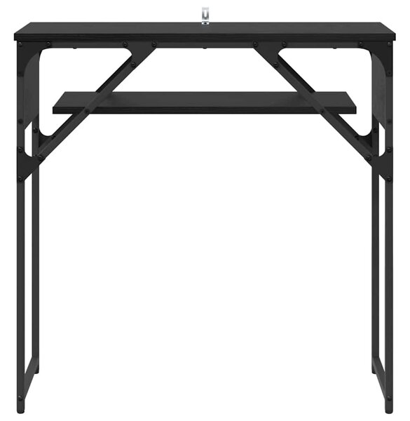 Konzolasztal Musta tammi 75x30x75cm Faanyag