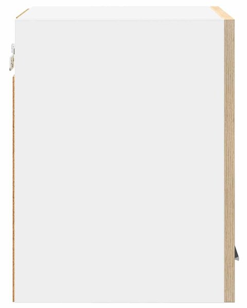Függő szekrény Riga 2 pcs Sonoma tölgy és fehér 30 x 31 x 40 cm