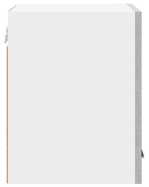 Függő szekrény Riga 2 pcs Beton szürke és fehér 30 x 31 x 40 cm