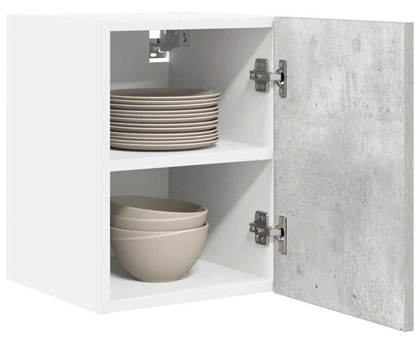 Függő szekrény Riga 2 pcs Beton szürke és fehér 30 x 31 x 40 cm