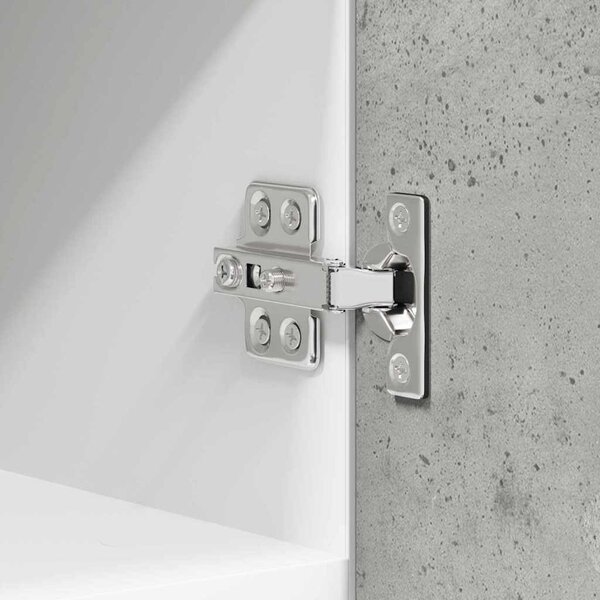 Függő szekrény Riga 2 pcs Beton szürke és fehér 30 x 31 x 40 cm