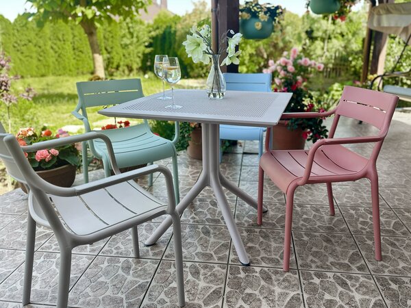 MAZZONI EXPORT LUSSO Beige - MODERN SZÉK KONYHÁBA KERTBE KÁVÉZÓBA (RAKÁSOLHATÓ)