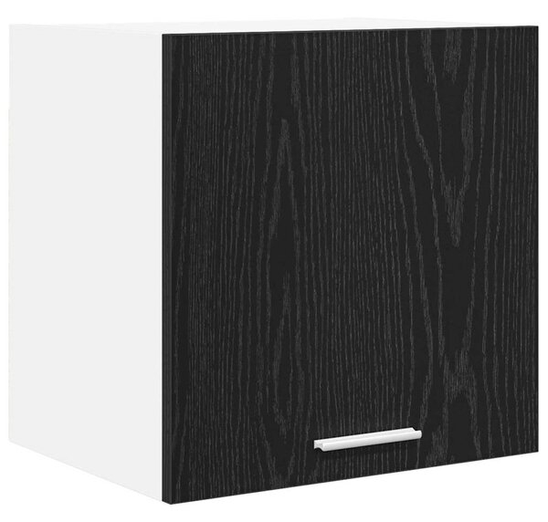 Függő szekrény Riga 2 pcs Fekete tölgy és fehér 40 x 31 x 40 cm
