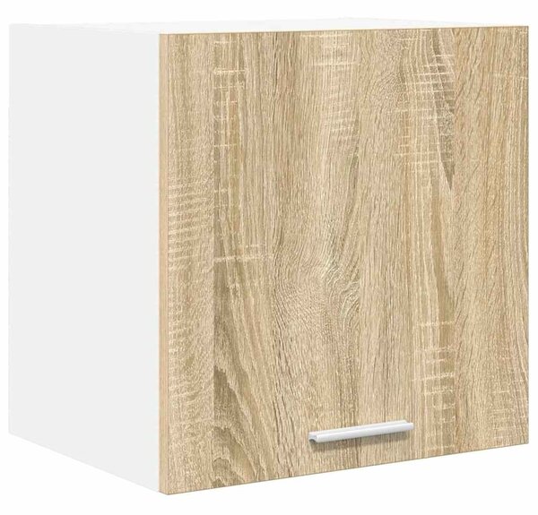 Függő szekrény Riga 2 pcs Sonoma tölgy és fehér 40 x 31 x 40 cm