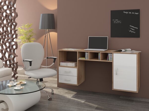 NAP-Hanger polcos modern fali íróasztal fiókokkal