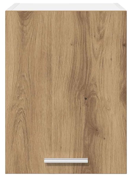 Függő szekrény polcokkal Riga 2 pcs Artisan tölgy és fehér