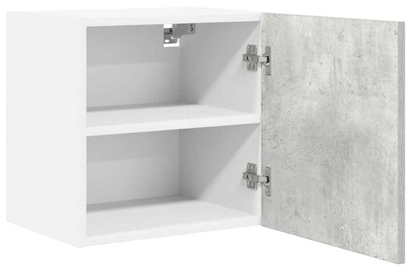 Függő szekrény Riga 2 pcs Beton szürke és fehér 40 x 31 x 40 cm