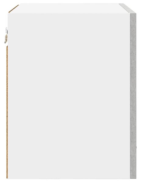 Függő szekrény Riga 2 pcs Beton szürke és fehér 40 x 31 x 40 cm