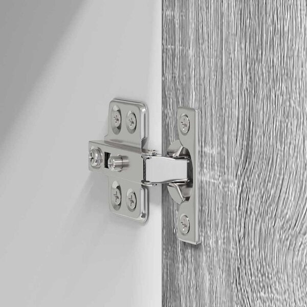 Függő szekrény 2 pcs Szürke Sonoma és fehér 40 x 31 x 40 cm