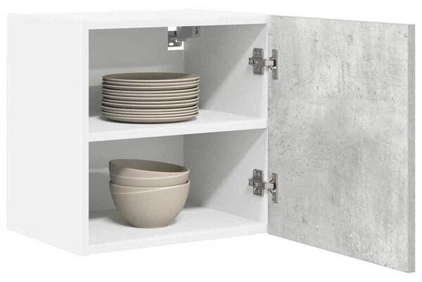 Függő szekrény Riga 2 pcs Beton szürke és fehér 40 x 31 x 40 cm