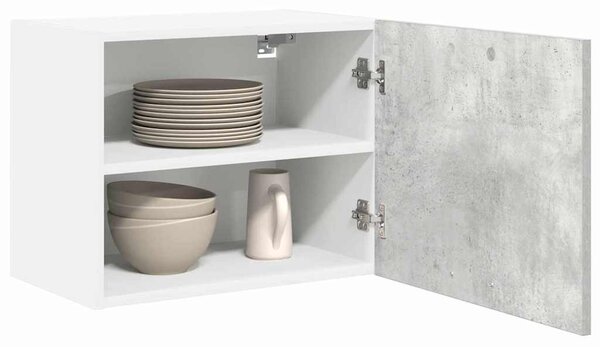 Függő szekrény Riga 2 pcs Beton szürke és fehér 50 x 31 x 40 cm