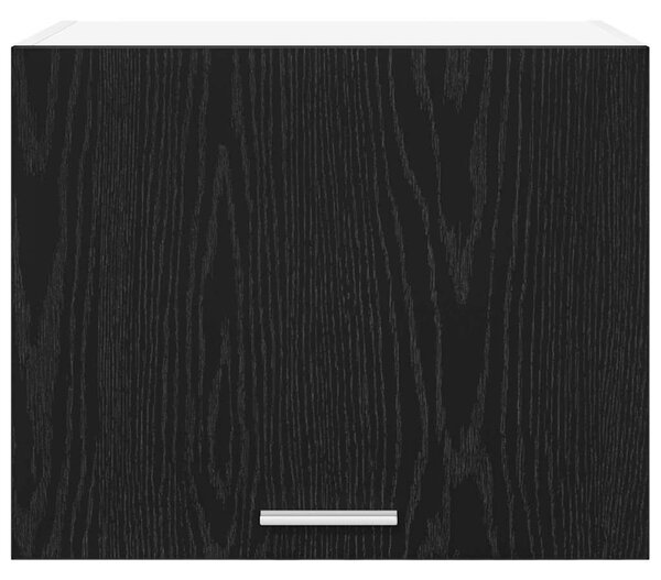 Függő szekrény Riga 2 pcs Fekete tölgy és fehér 50 x 31 x 40 cm