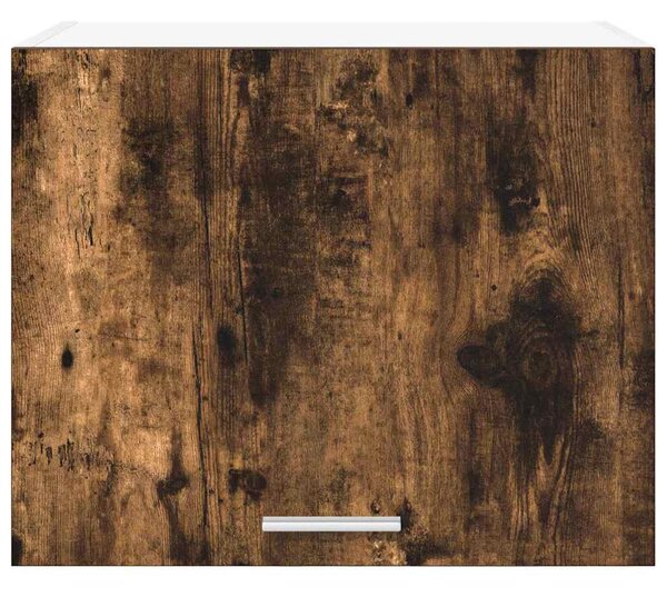 Függő szekrény 2 pcs Füstölt tölgy és fehér 50 x 31 x 40 cm