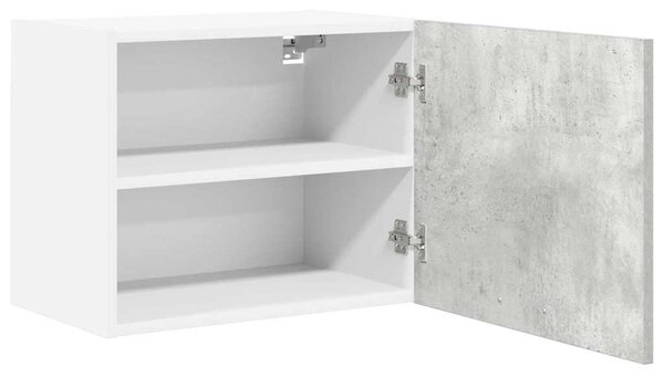 Függő szekrény Riga 2 pcs Beton szürke és fehér 50 x 31 x 40 cm