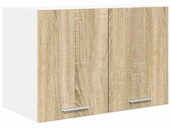Függő szekrény Riga 2 pcs Sonoma tölgy és fehér 60 x 31 x 40 cm