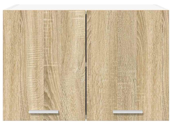Függő szekrény Riga 2 pcs Sonoma tölgy és fehér 60 x 31 x 40 cm