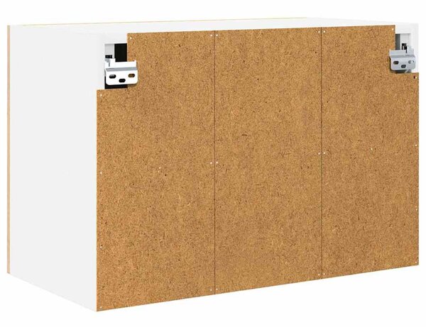 Függő szekrény Riga 2 pcs Sonoma tölgy és fehér 60 x 31 x 40 cm