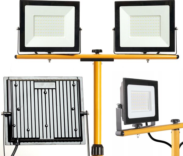 Toolight Szerszámlámpa, LED panel 13x10,5 cm, 50W, 2700 lm, 4000 K, RSL003-50N, OSW-10202