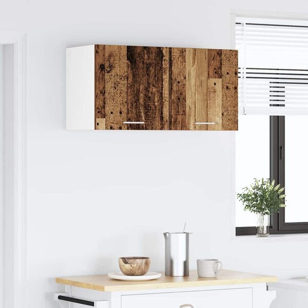 Függő szekrény polcokkal Riga Öreg fa 80 x 31 x 40 cm Faanyag