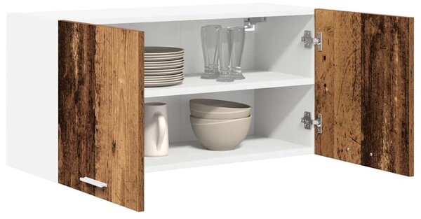 Függő szekrény polcokkal Riga Öreg fa 80 x 31 x 40 cm Faanyag