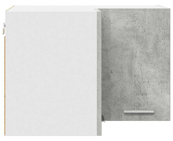 Függő szekrény Riga Beton szürke és fehér 57 x 57 x 40 cm