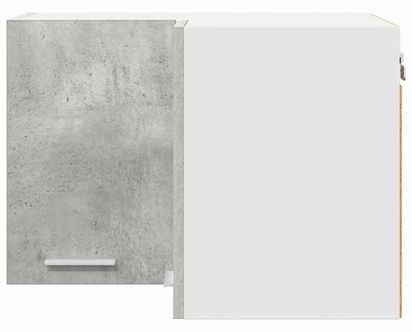 Függő szekrény Riga Beton szürke és fehér 57 x 57 x 40 cm