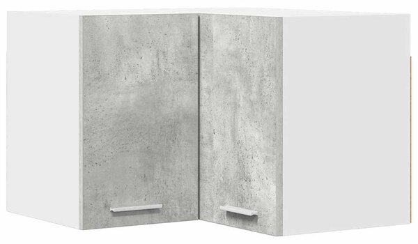 Függő szekrény Riga Beton szürke és fehér 57 x 57 x 40 cm