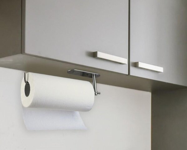 Erga Cesto, konyhai papírtörlő tartó 32cm, rozsdamentes acél, ERG-YKA-CH.CESTO