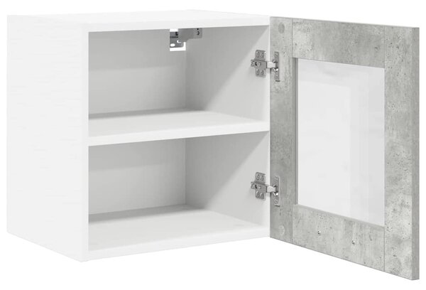Függő szekrény Riga 2 pcs Beton Szürke 40 x 31 x 40 cm Faanyag
