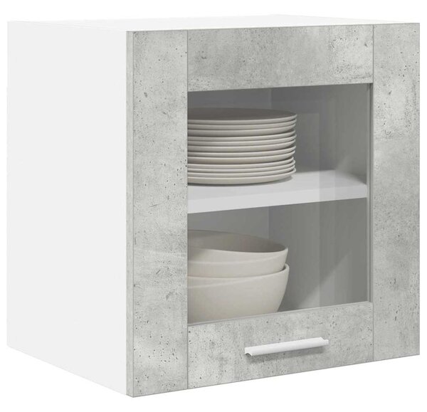 Függő szekrény Riga 2 pcs Beton Szürke 40 x 31 x 40 cm Faanyag