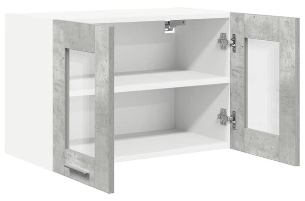 Függő szekrény Riga 2 pcs Beton Szürke 60 x 31 x 40 cm Faanyag
