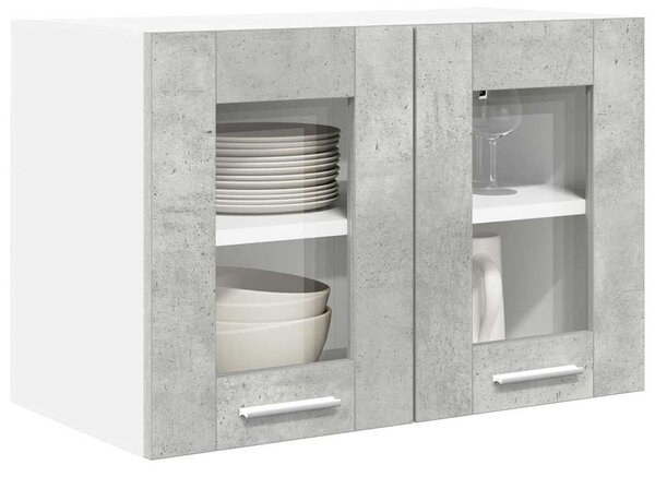 Függő szekrény Riga 2 pcs Beton Szürke 60 x 31 x 40 cm Faanyag