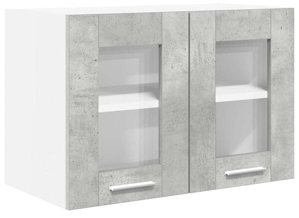 Függő szekrény Riga 2 pcs Beton Szürke 60 x 31 x 40 cm Faanyag