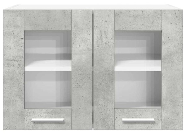 Függő szekrény Riga 2 pcs Beton Szürke 60 x 31 x 40 cm Faanyag