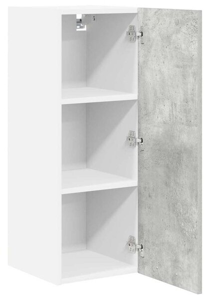 Függő szekrény Riga 2 pcs Beton szürke és fehér 30 x 31 x 80 cm