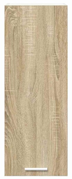 Függő szekrény Riga 2 pcs Sonoma tölgy és fehér 30 x 31 x 80 cm