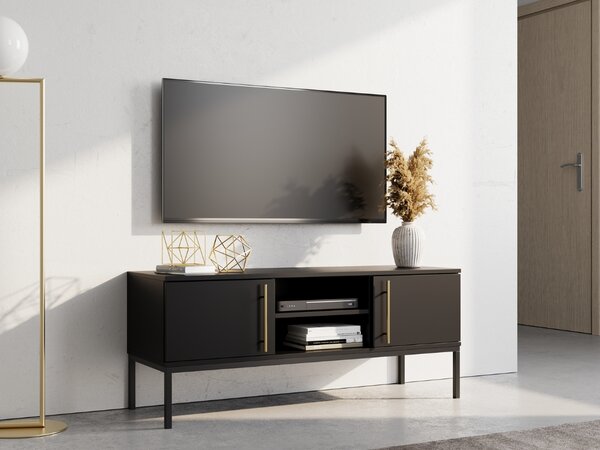 TV állvány LANZZI 120x40 cm, fekete