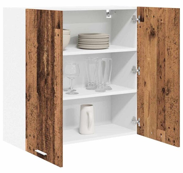 Függő szekrény polcokkal Riga Öreg fa 80 x 31 x 80 cm Faanyag